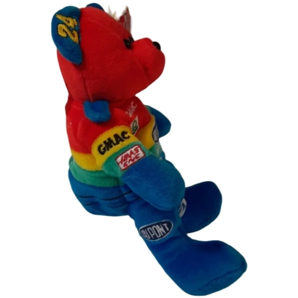 Nascar Jeff Gordon #24 Red and Blue Racing Bean Bear